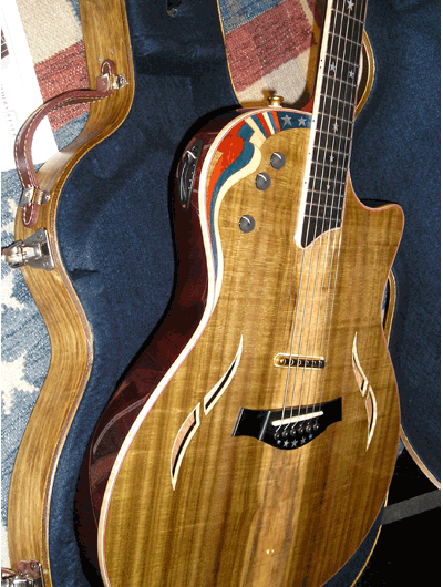 lag rockline guitars