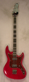 Hofner Galaxie Bass Candy Apple Red